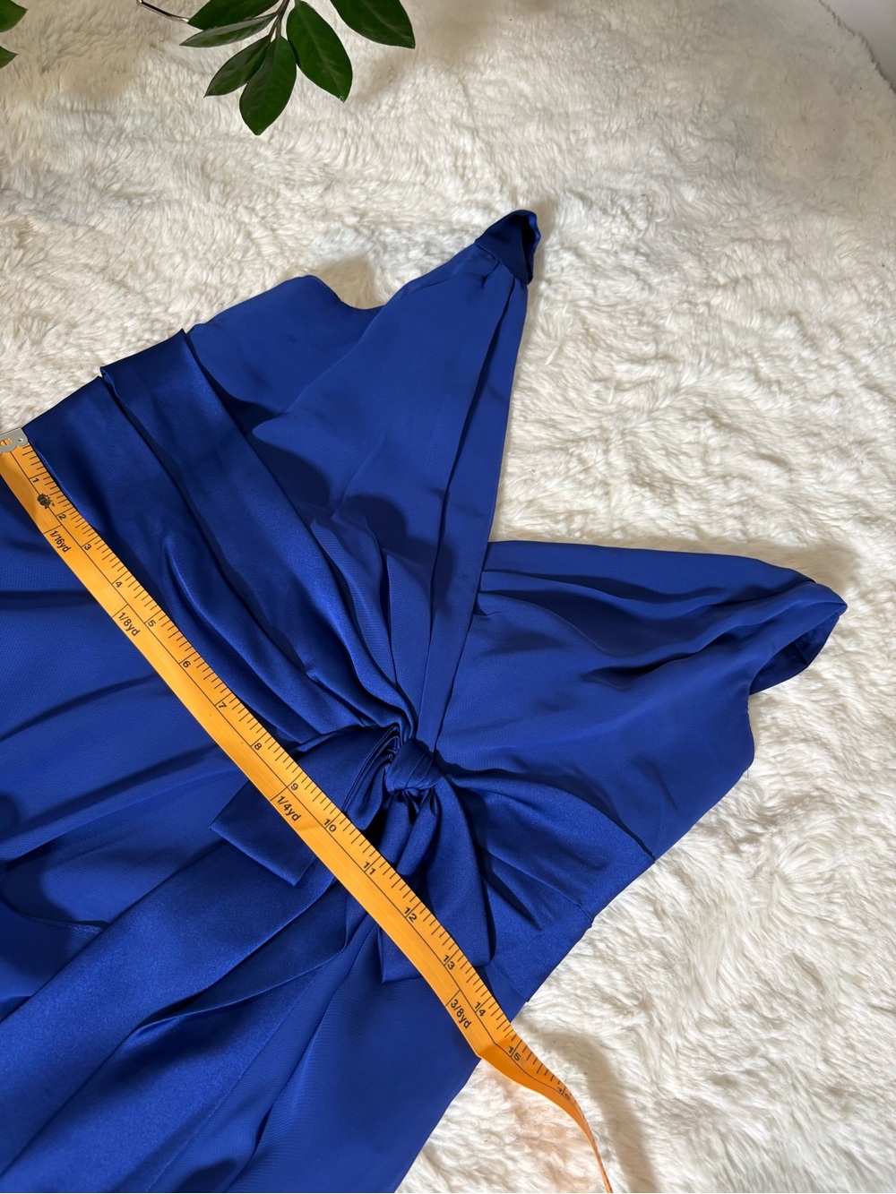 *NWOT* Chaps Royal Blue Chiffon Maxi Dress – Size 6 - Picture 7 of 10